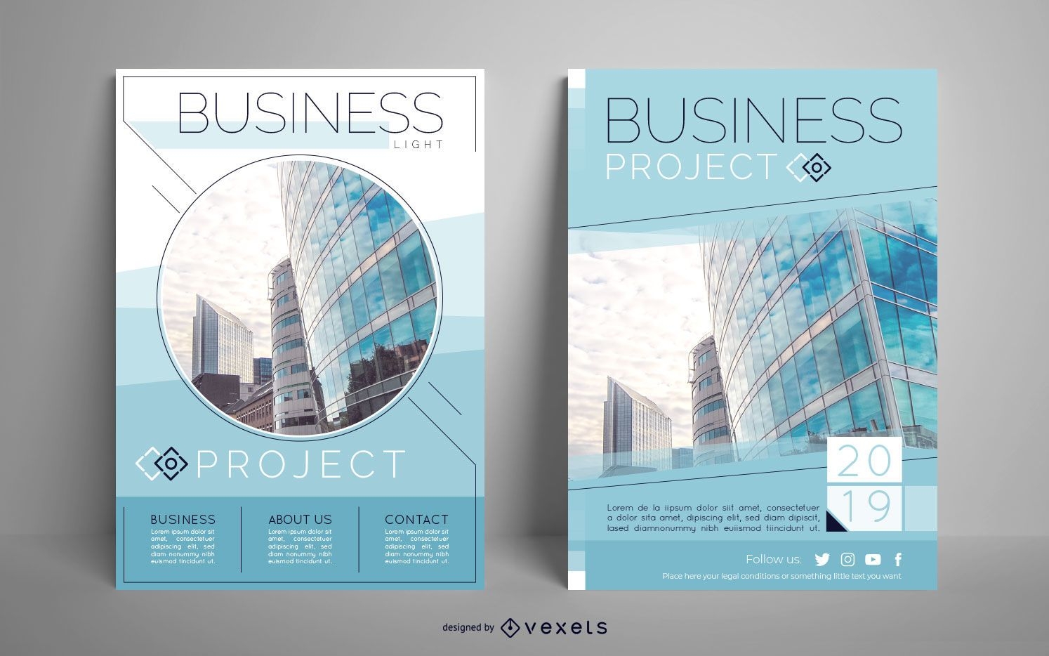 Business Project Editable Poster Set