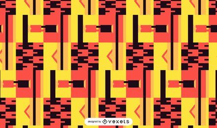 Desenho de padrão Kente