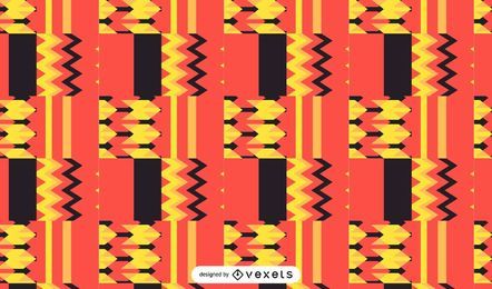 African tribal kente cloth seamless pattern Vector Image