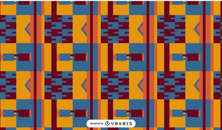Padrão abstrato design kente Padrão abstrato design kente
