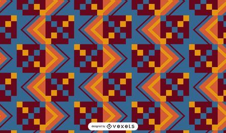 Design de padrão de pano Kente Design de padrão de pano Kente