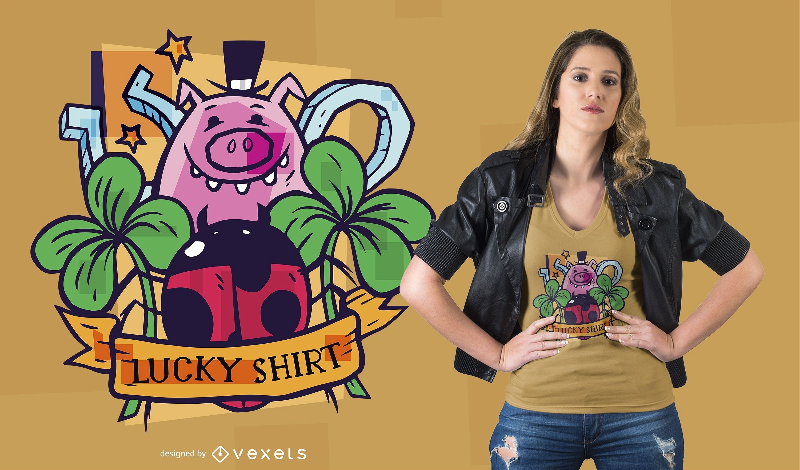 Design de camisetas da Lucky Symbols