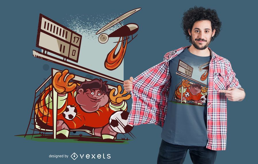 Funny Goalkeeper T-shirt Design Funny Goalkeeper T-shirt Design