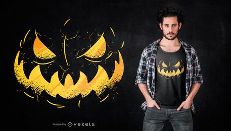 Jack o'Lantern Face T-shirt Design Jack o'Lantern Face T-shirt Design