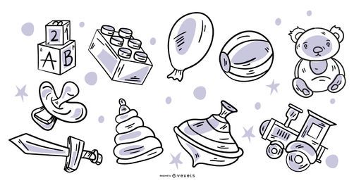 Stroke Design Toy Element Pack