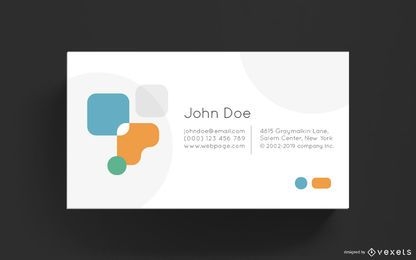 Abstract Elements Business Card Template