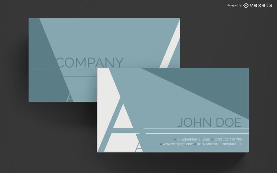 Business card elegant geometric design Business card elegant geometric design