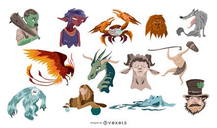 Monsters and creatures pack Monsters and creatures pack