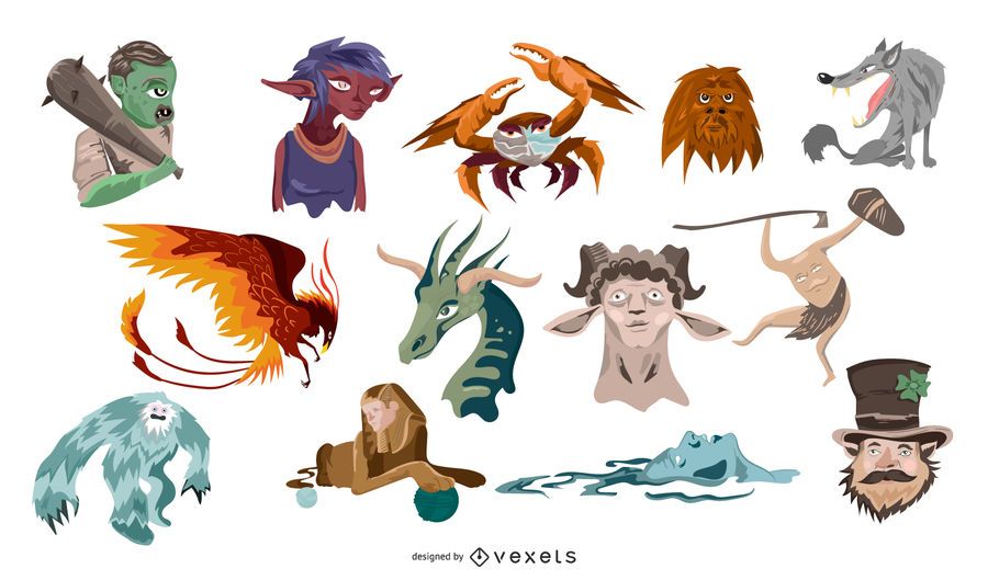 Monsters and creatures pack Monsters and creatures pack