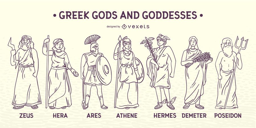 Golpear dioses y diosas griegas Golpear dioses y diosas griegas