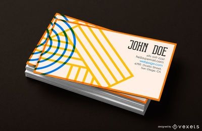 Geometric Design Business Card Template