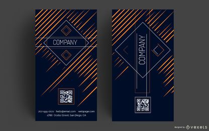 Business card vertical design Business card vertical design