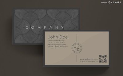 Simple Polygon Pattern Premium Printed Business good Card