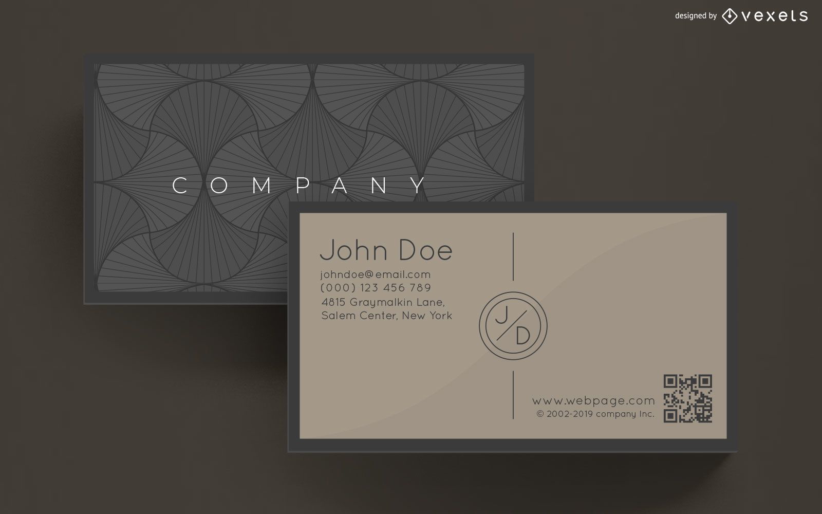 Elegant business card design