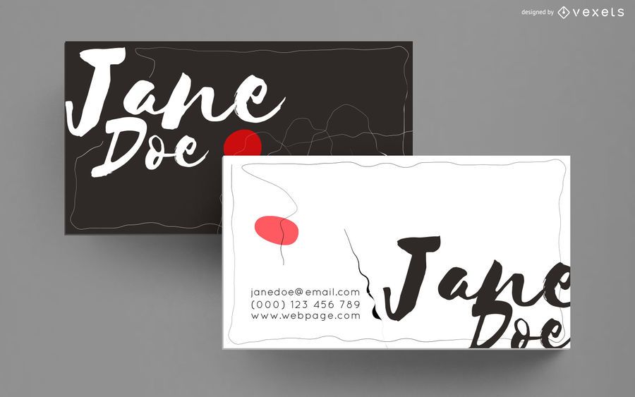 Artistic business card design Artistic business card design