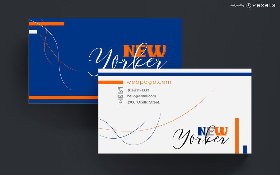 Business card colorful abstract design Business card colorful abstract design