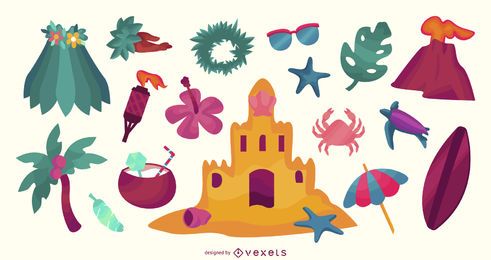 Colección Hawaii Flat Element Colección Hawaii Flat Element