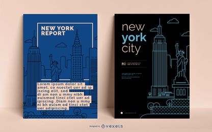 Business NYC Poster Editable Template