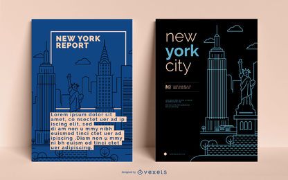 GeschÃ?Â¤fts-NYC-Plakat-editierbare Schablone