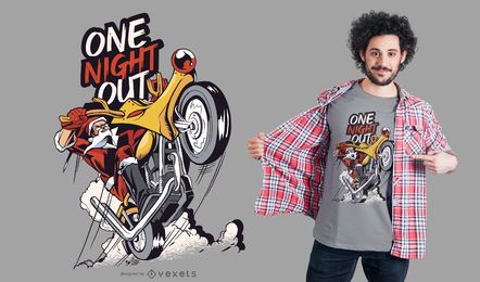 Design de t-shirt de moto de Santa Design de t-shirt de moto de Santa