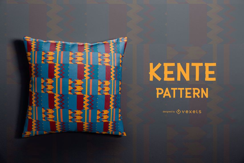 Colorful Kente Pattern Design Colorful Kente Pattern Design