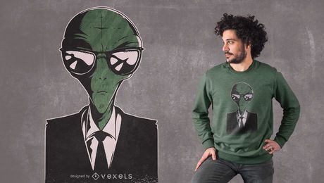 Alien Suit T-shirt Design Alien Suit T-shirt Design