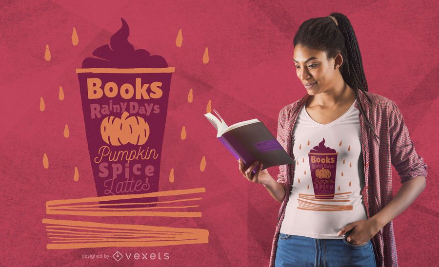 Pumpkin Spice Latte T-shirt Design Pumpkin Spice Latte T-shirt Design