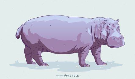 Nilpferdillustrationsdesign Nilpferdillustrationsdesign