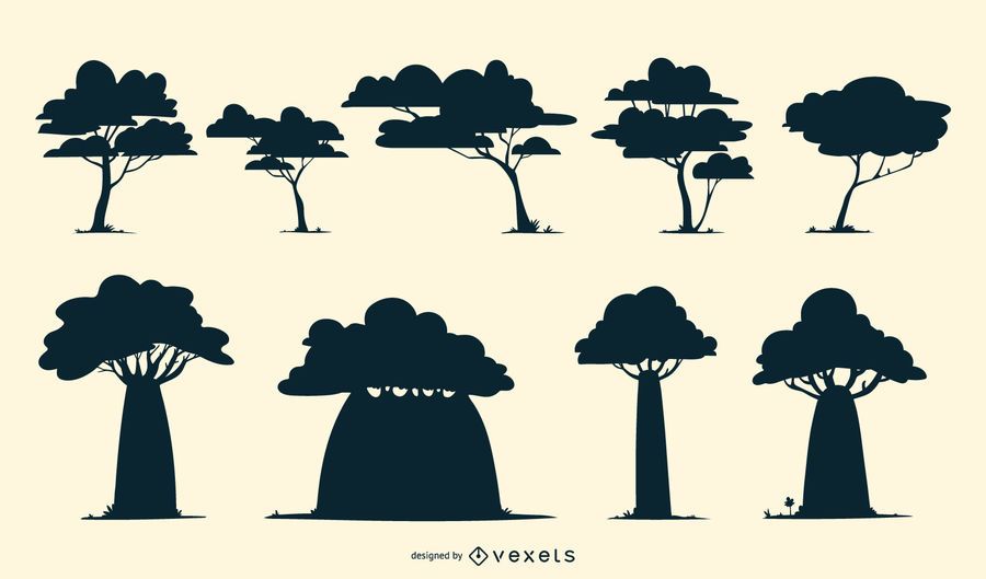 Trees silhouette pack Trees silhouette pack