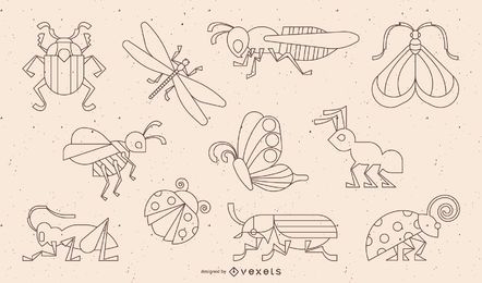 Colección Insect Stroke Line