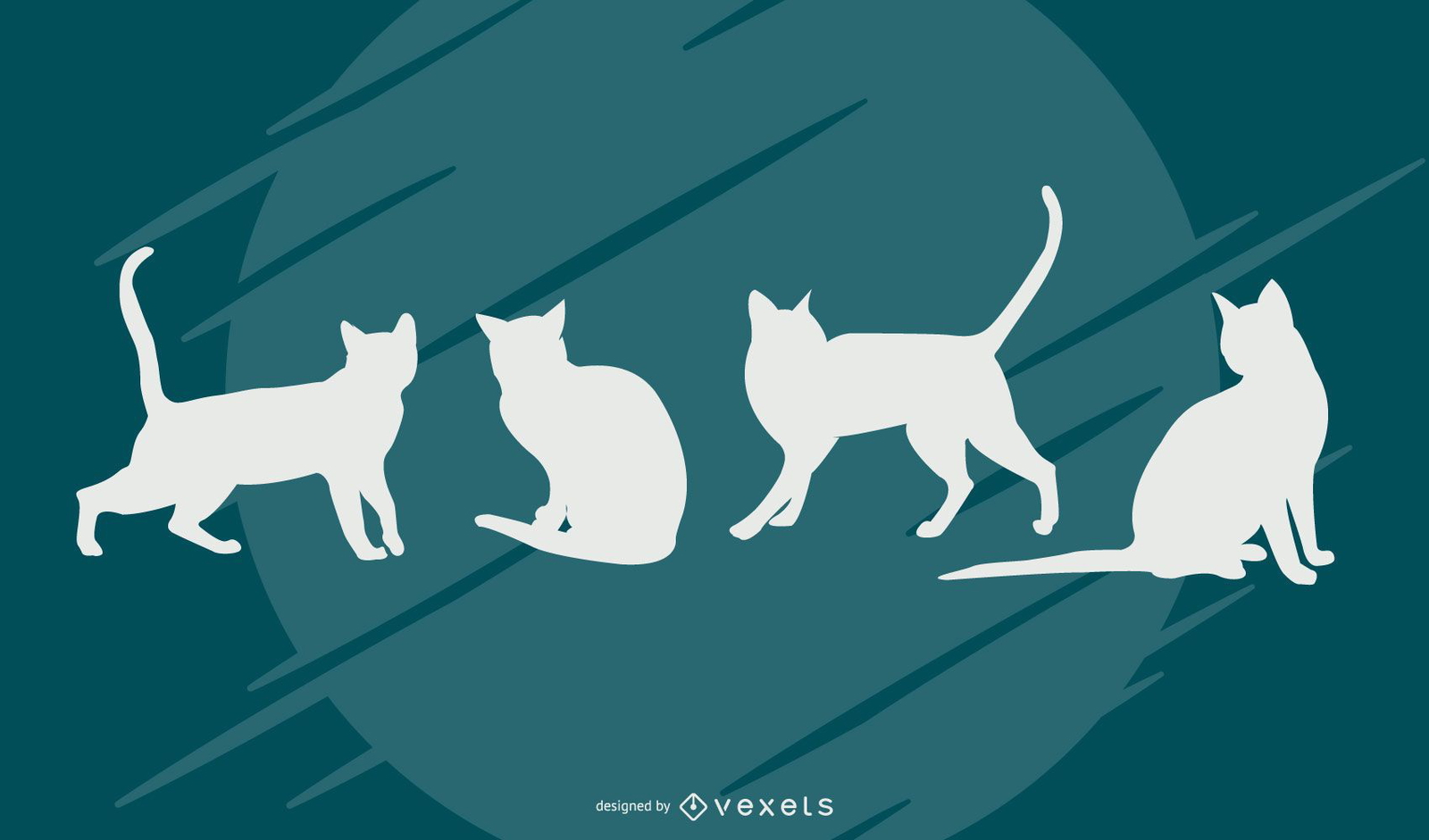 Cat silhouette icon 4791205 Vector Art at Vecteezy