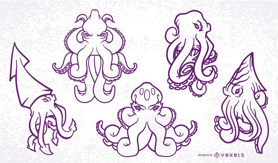 Paquete de trazos Kraken Paquete de trazos Kraken