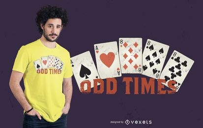 Diseño de camiseta Odd Times