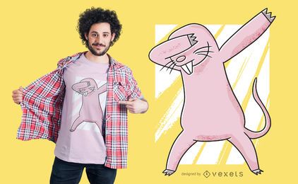 Dabbing mole rat t-shirt design Dabbing mole rat t-shirt design