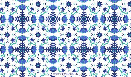 Floral blue pattern design Floral blue pattern design