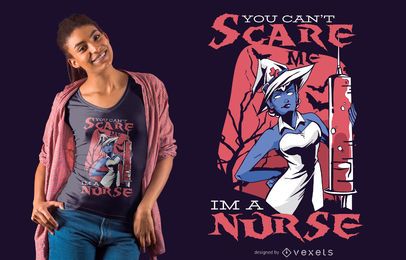 No puedo asustarme diseño de camiseta No puedo asustarme diseño de camiseta