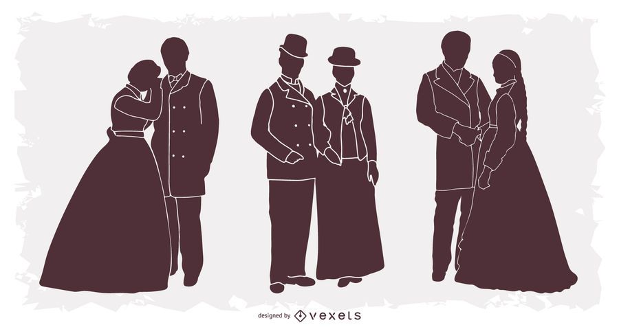 1900er Jahre Menschen Silhouette Pack 1900er Jahre Menschen Silhouette Pack