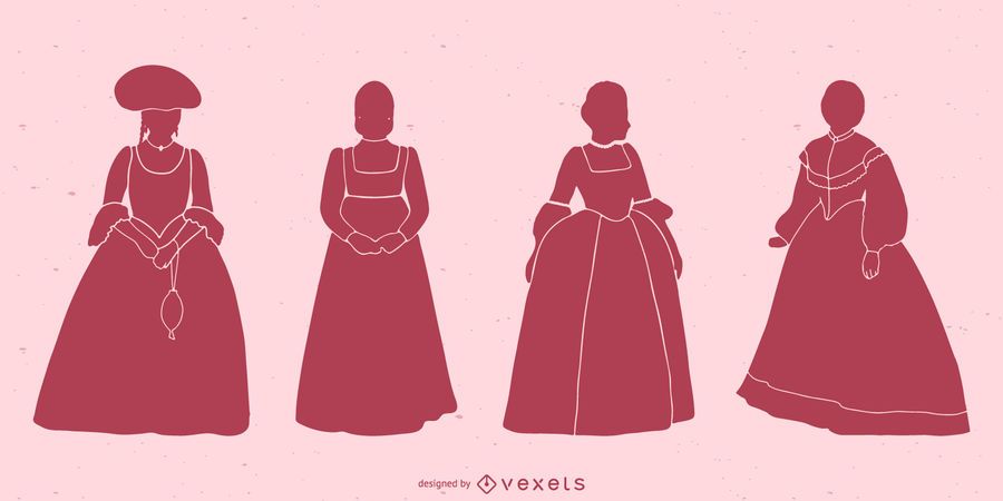 Classical Women Silhouette Pack Classical Women Silhouette Pack