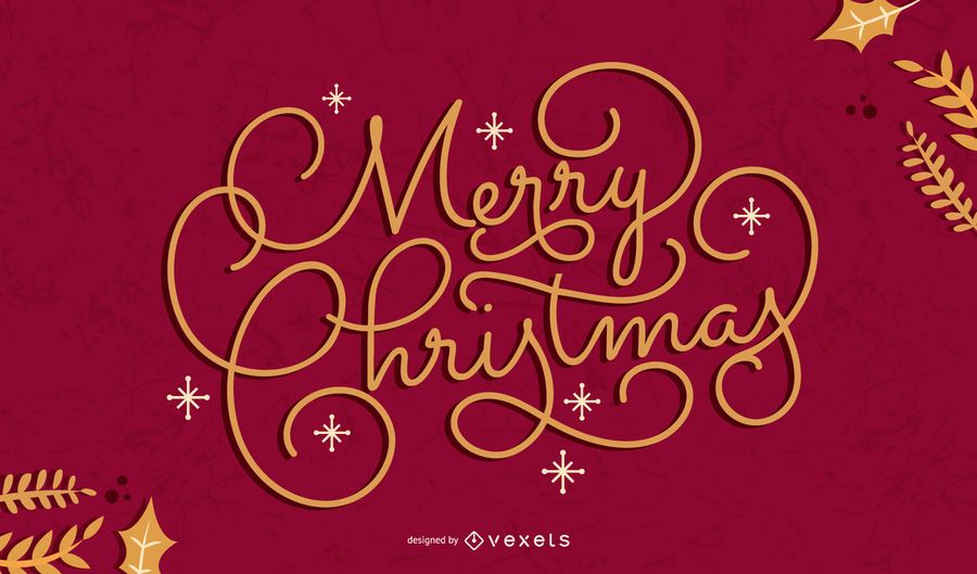 Merry christmas artistic lettering design Merry christmas artistic lettering design