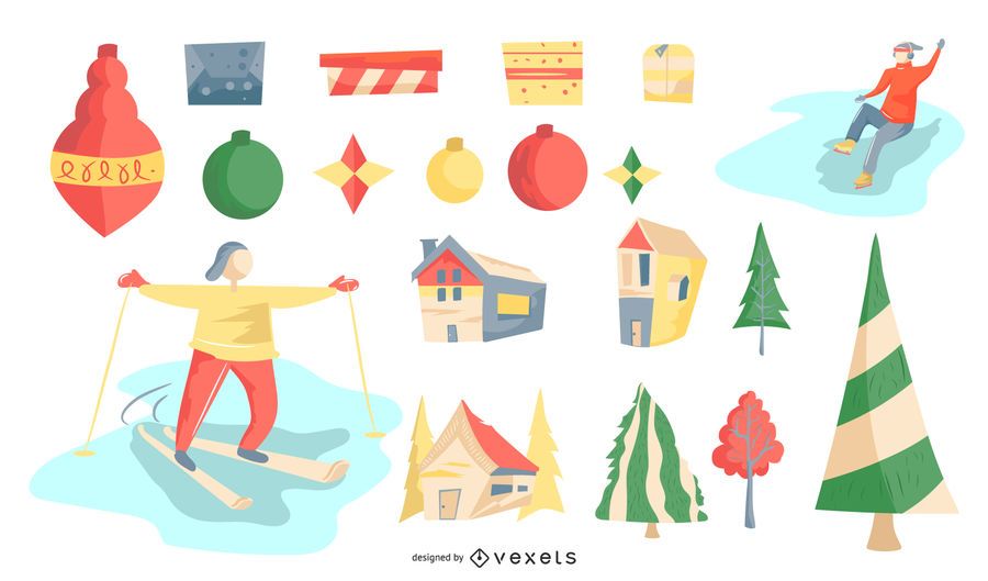 Christmas vector collection Christmas vector collection