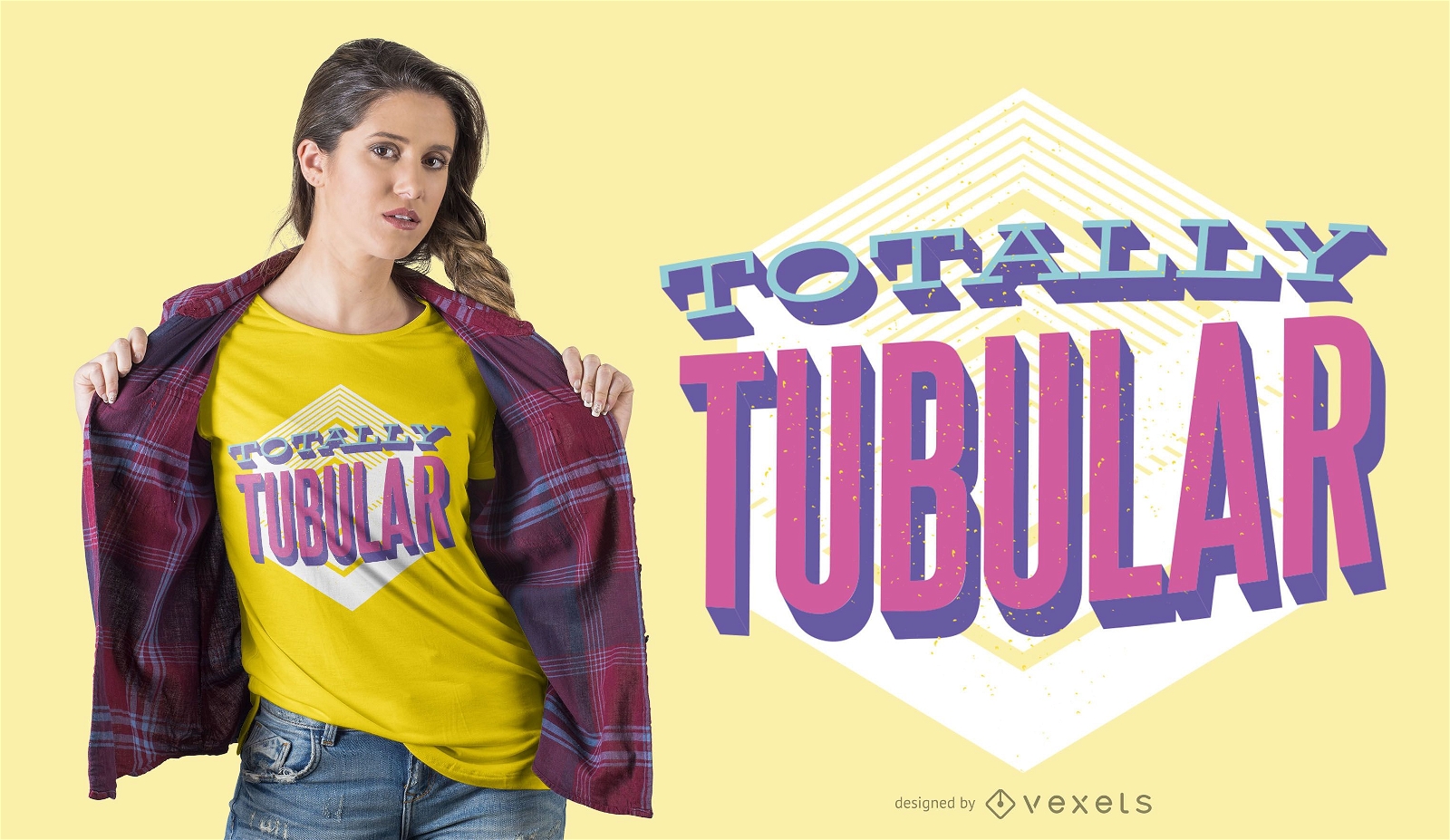 Totally tubular t-shirt design