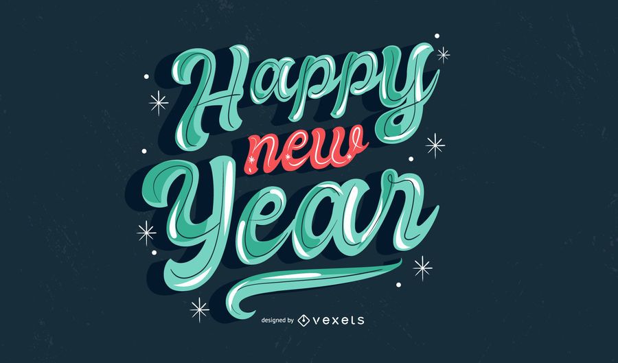 Happy New Year Vector Design Happy New Year Vector Design