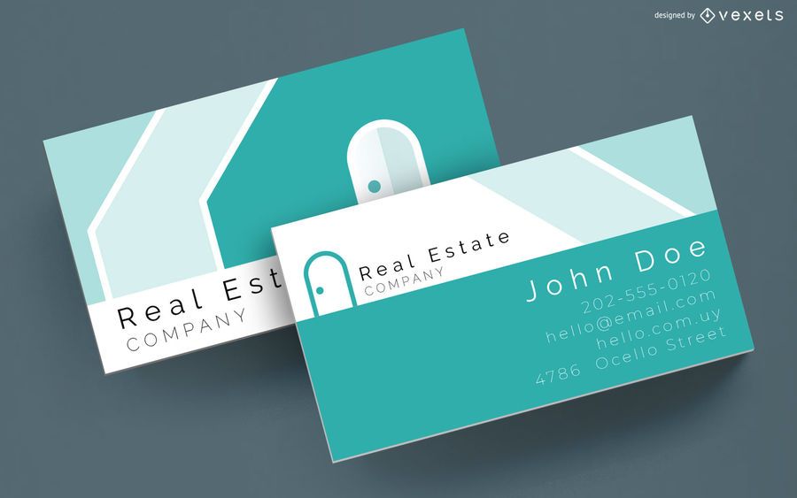Real Estate Business Card Template Real Estate Business Card Template
