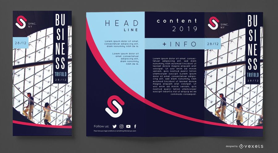 Modern business brochure template Modern business brochure template