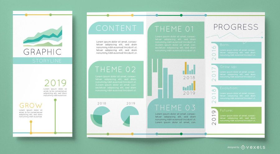 Business brochure graphs template Business brochure graphs template