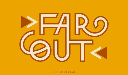 Lejos diseño de letras Lejos diseño de letras