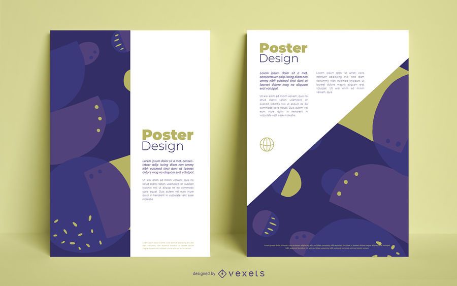 Abstract business poster design Abstract business poster design