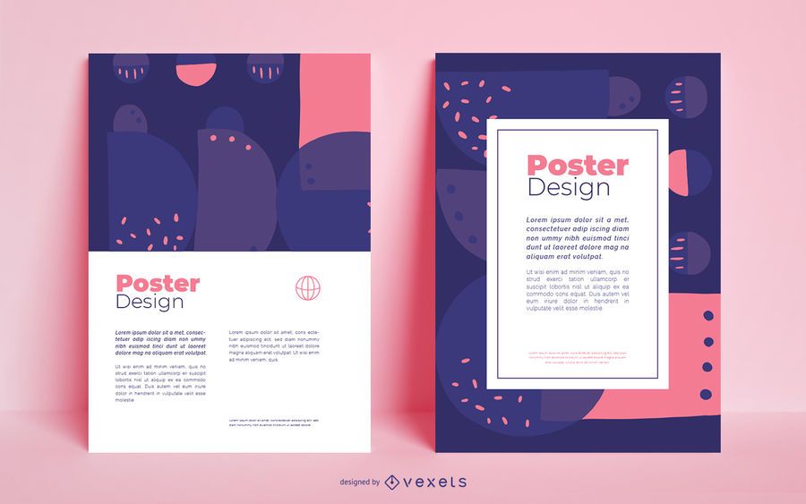 Business poster abstract color design Business poster abstract color design