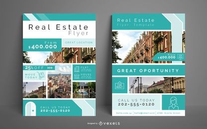 Real Estate Business Flyer Set