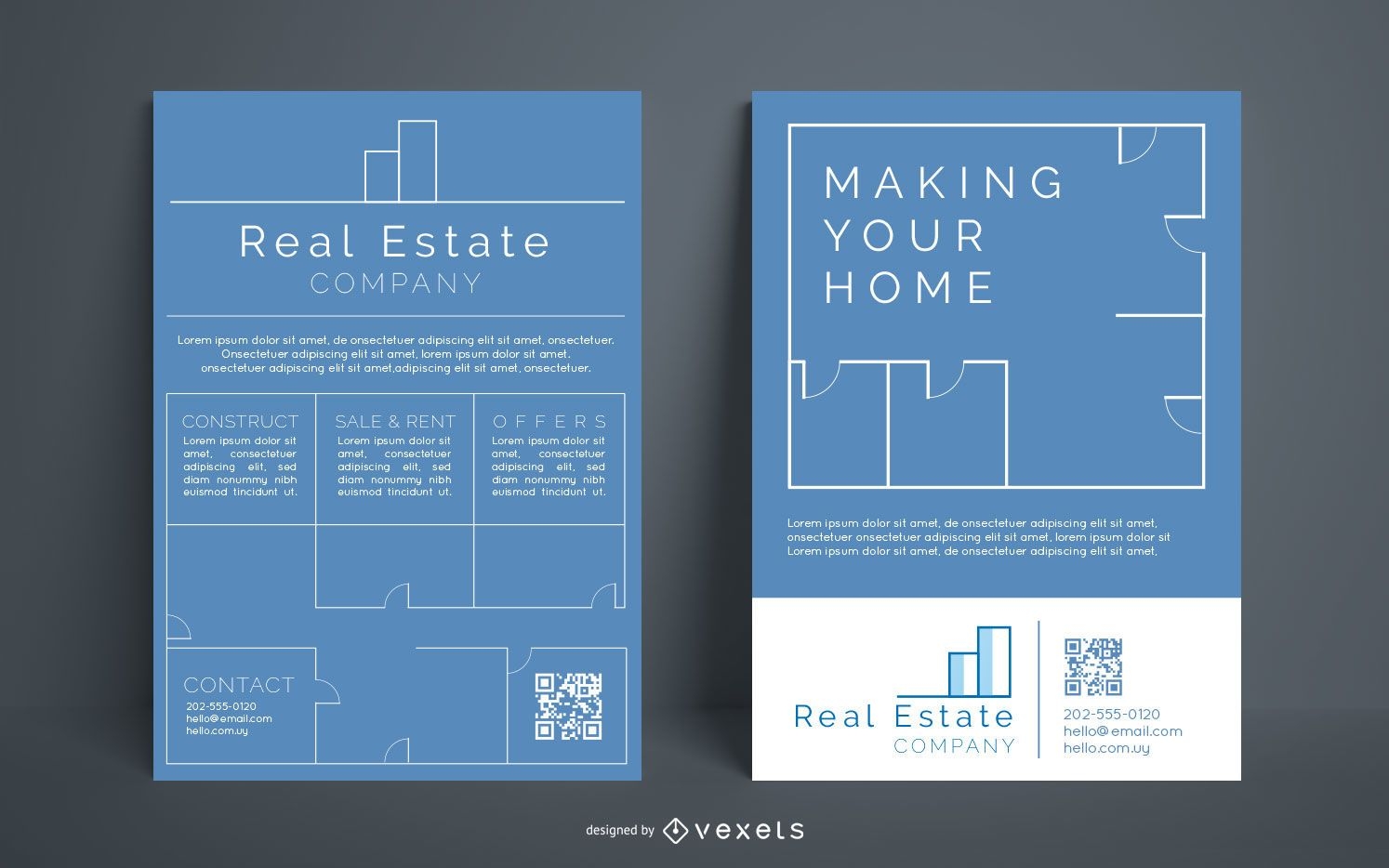 Real Estate Company Flyer Set